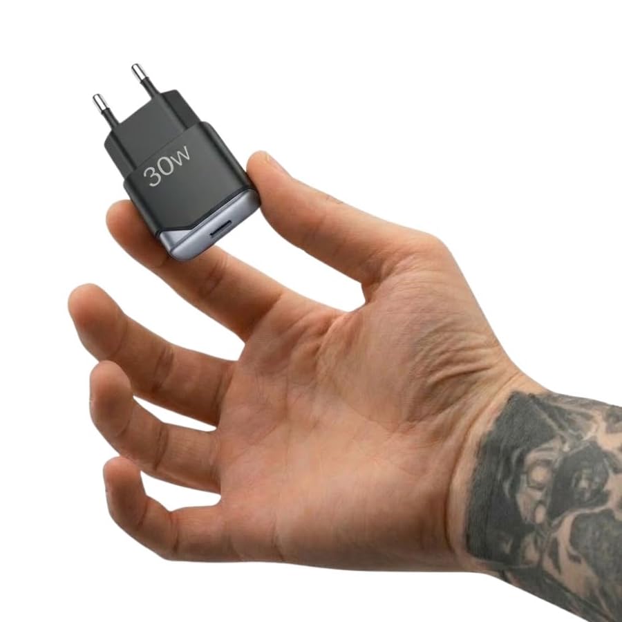 acce2s - Cargador USB-C de 30 W para Fairphone 6, 5, 4, 3+ Compact 2026