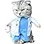 DELIFUR Dog Cat Doctor Costume Pet Doctor Clothing Halloween Jeans Outfit Apparel (M, Doctor)