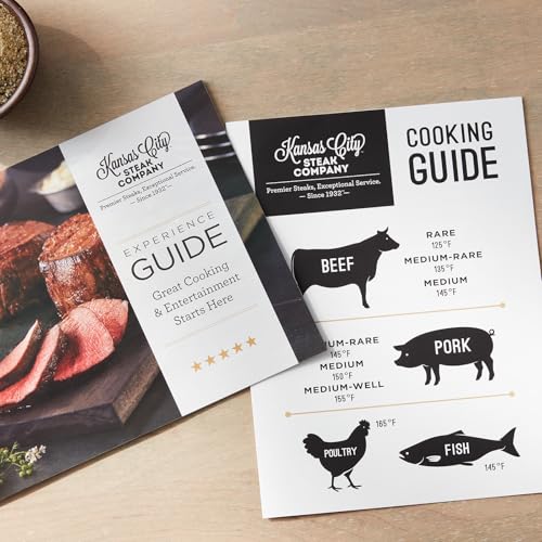 Premium Classic Beef Steak burgers, 8 count, 4.5 oz each - Vacuum Sealed Restaurant-Quality Beef and Cooking Instructions from Kansas City Steak Company. A Grill Ready True American Classic.