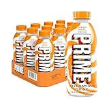 PRIME Hydration ORANGE SWIRL, Sugar Free Sports Drinks, Electrolyte Enhanced to Replenish Fluids, B Vitamins, Antioxidants, Made with Natural Flavors, 16.9 Fl Oz 12 Pack