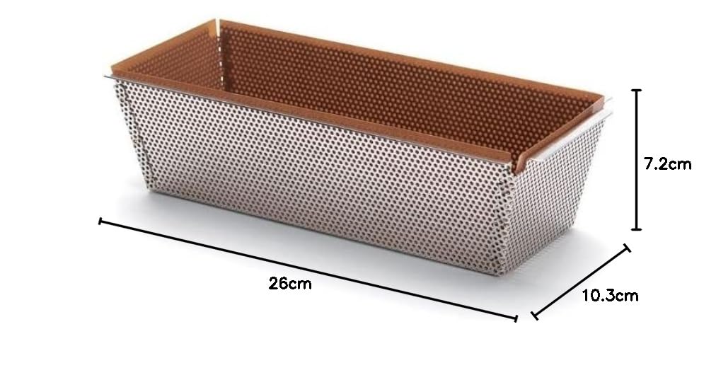 DE BUYER Rechteckige Kuchenform mit abnehmbarem Boden, 26 cm