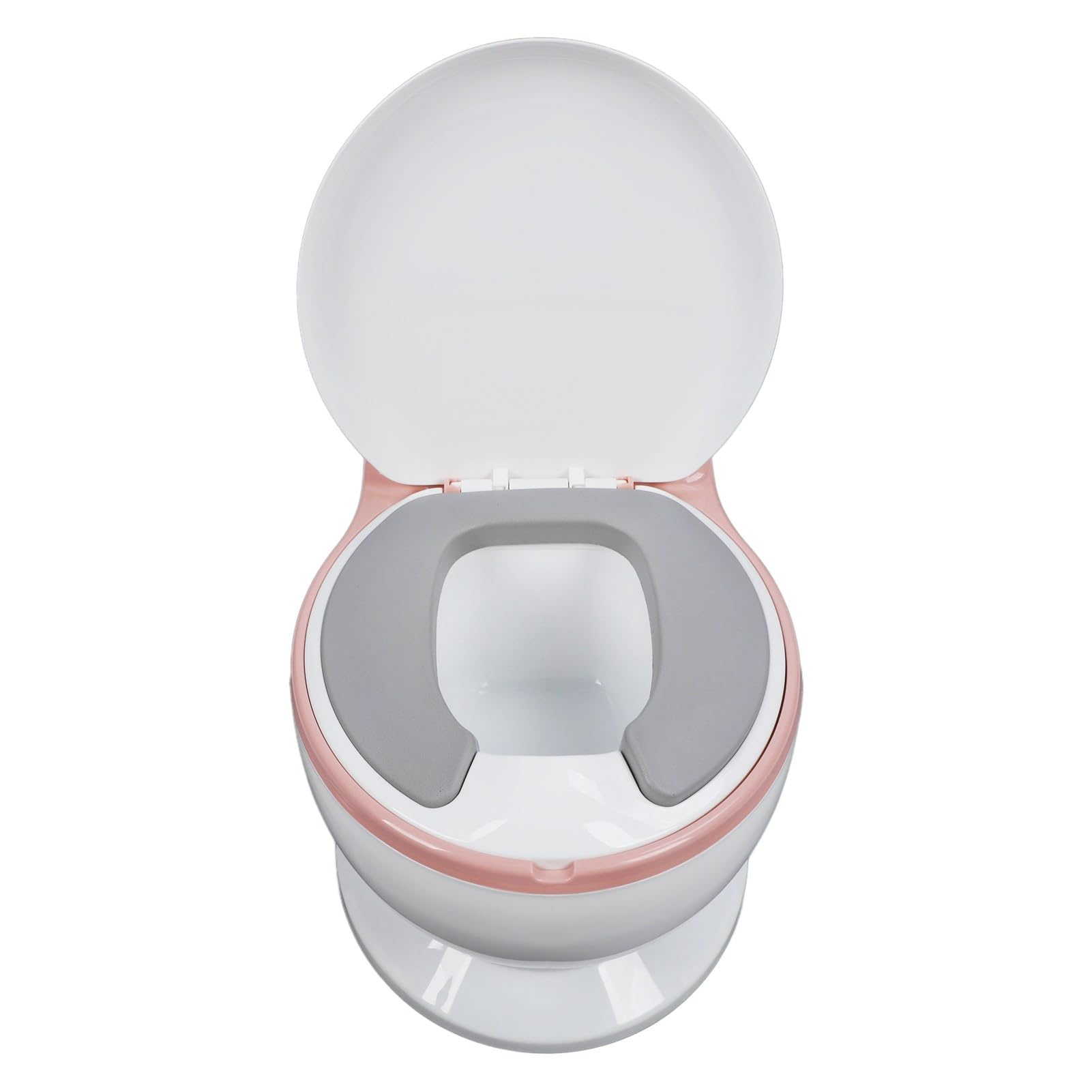 Inodoro de Entrenamiento para Ir Al Baño para Niños Pequeños, Ergonómico, Seguro, Ajustable, Ligero, Portátil, Asiento de Entrenamiento para Ir Al Baño con Olla Extraíble y Cepillo para