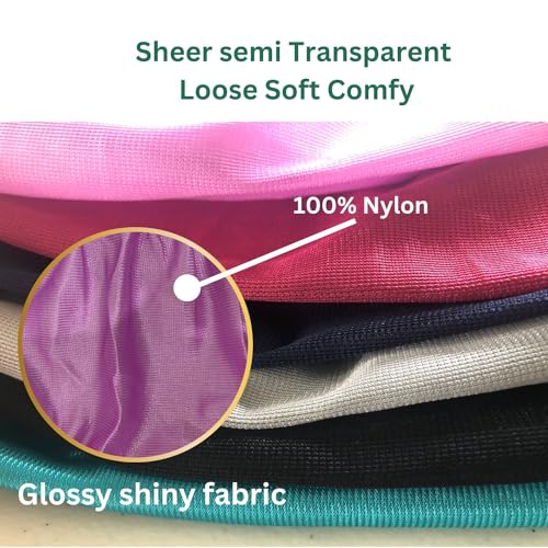 Pack 6 Waist 23-36 " (L) Vintage Womens Nylon Panties full cut briefs plus size Glossy shiny Granny Men Womens Ladies Nylon Brief Underwear Hips 29-36 " High Waist Dries quickly Ramdom Color3