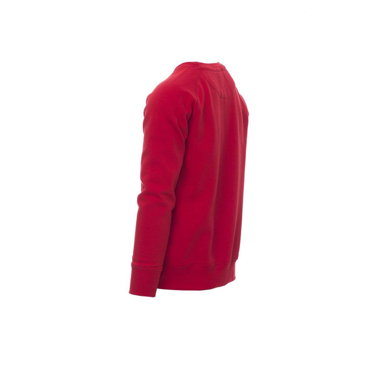 Payper Mistral+ Sweat Ras du Cou pour Homme à Manches Longues Raglan mélange Coton Poignets Taille en cône élastique Rouge