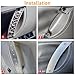 Abodvu Metal Interior Door Pull Handle Compatible with VW Beetle Bug 1998-2010,Door Panel Pull Handle Set with Screws for Front Left Driver & Right Passenger Side,Replace 1C0868107AFYW,Silver