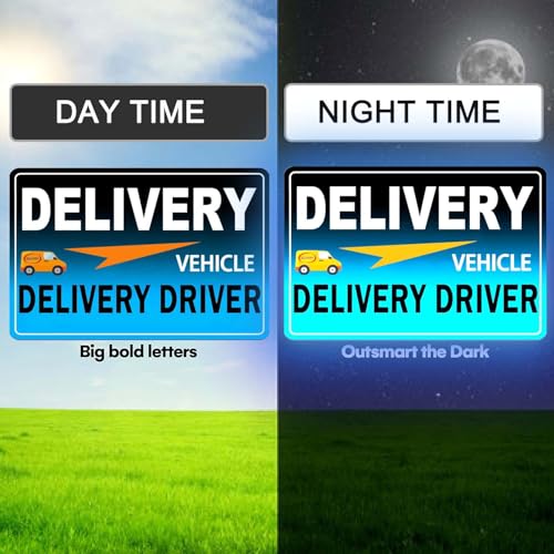 Imán para puerta de coche Flex Delivery Driver señales de parachoques extraíbles 5
