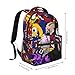 Vkaxopt Backpack Shark Teeth Camo Backpacks Travel Laptop Daypack Big Capacity Bookbag Fashion Durable Back Pack for School Boy Girl Men and Women-SuperGraffiti
