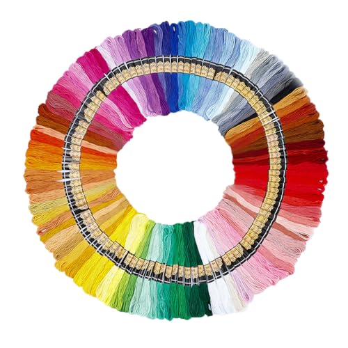 YIXINLYMY 刺繍糸 刺繍キット 刺しゅう糸 刺繍糸*50 多色鮮やかな縫い糸 縫い糸 手芸用糸 裁縫用チャコペン 推しぬい 手作