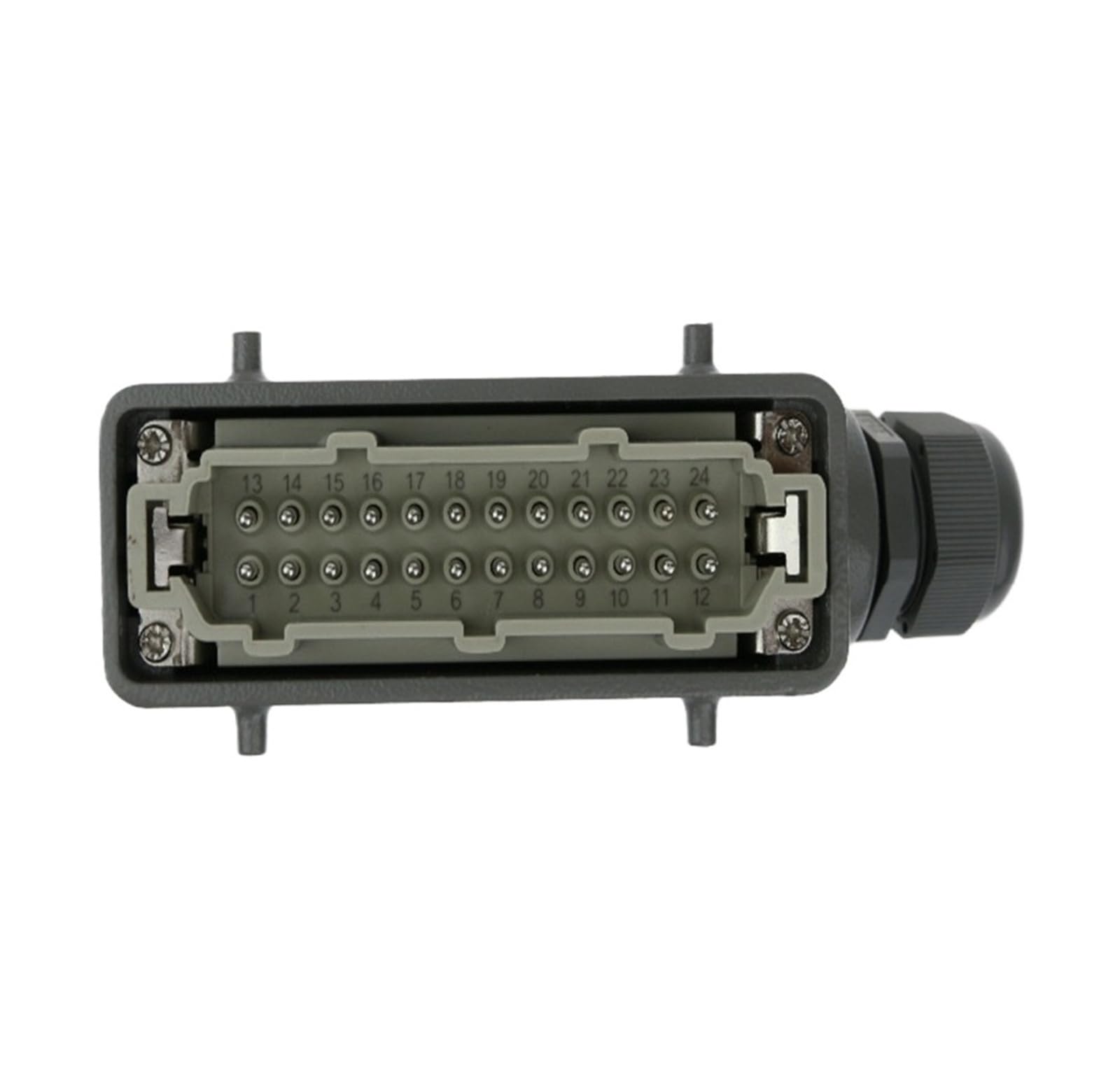 Evite fallos eléctricos con el conector rectangular H16B de 24 pines para aviación 2