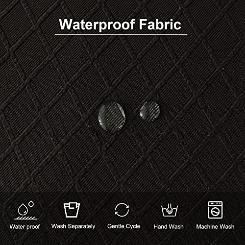 Image of Genina Waterproof Seat Covers for Dining Room Chair Cushion Covers Set of 6