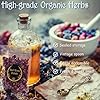 TigeJoy All in One Witchcraft Supplies Witch Stuff Spell Kit 88 PCS, Wiccan Tools, Include Herb Crystal Candle Amethyst Pendulum, Witch Gift Wiccan Starter Kit Altar Supplies Pagan Decor #4