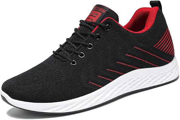 Mens Trendy Casual Shoes Breathable Soft Sole Sneakers for Walking Gym Lightweight Comfortable Athletic Shoes Fashionable Non-Slip Loafers for Everyday Wear