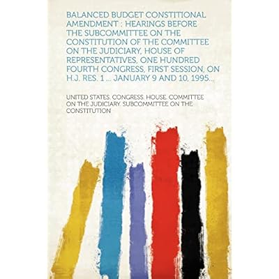 Balanced budget constitional amendment
