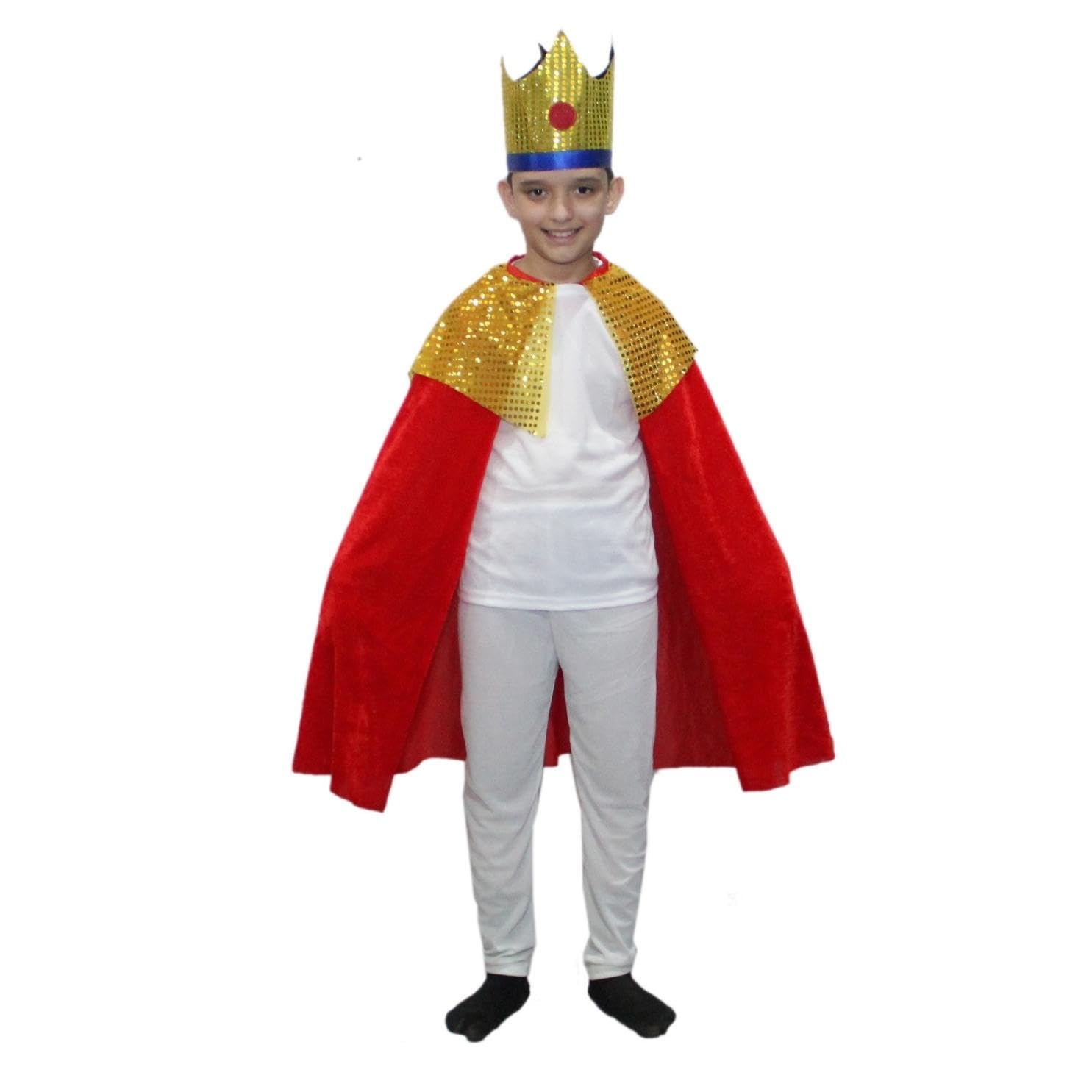 Kaku Fancy Dresses King Robe/Cloak King Robe for Christmas Costume for Boys