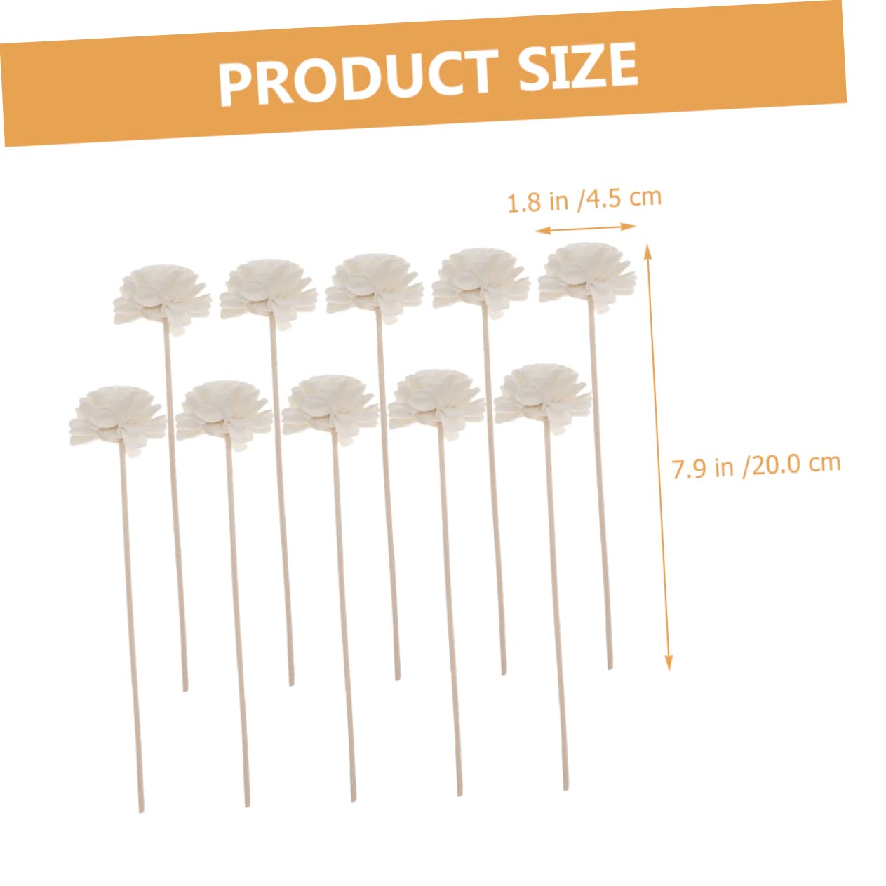 Amosfun 50stücke Duftstäbchen Für -Diffuser Rattan-stäbe Für Ätherische Öle Kreative Aromatherapie-zubehör Für Wohnräume Schlafzimmer Und Küche Verbesserte Duftverbreitung