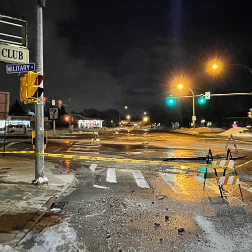 North Buffalo residents share reactions to the major water main break at the intersection of Military Road and Hertel Avenue late Wednesday night