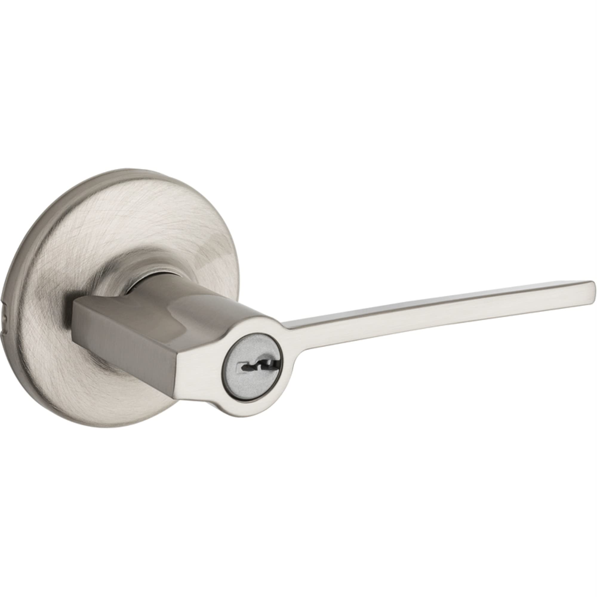 Ladera levier de clé Kwikset 405LRL poignée de porte nickel satiné