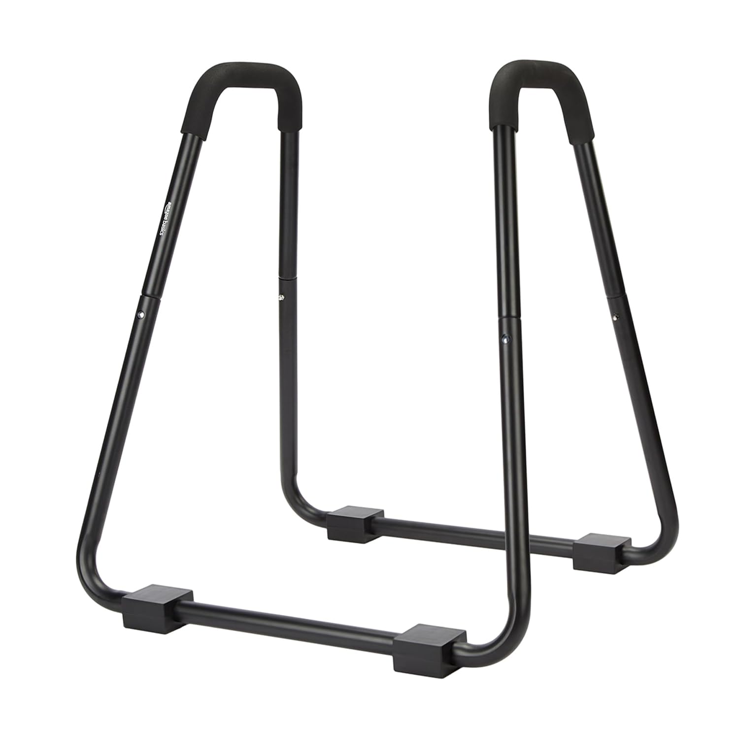 Amazon Basics Fitness Dip Bar | for Upper Body & Core Workouts | Dips, Leg Raises & Push-Ups | Load Capacity upto 150 Kgs | Ergonomic Design | Home Gym & Small Spaces | for All Fitness Levels | Black-image-25