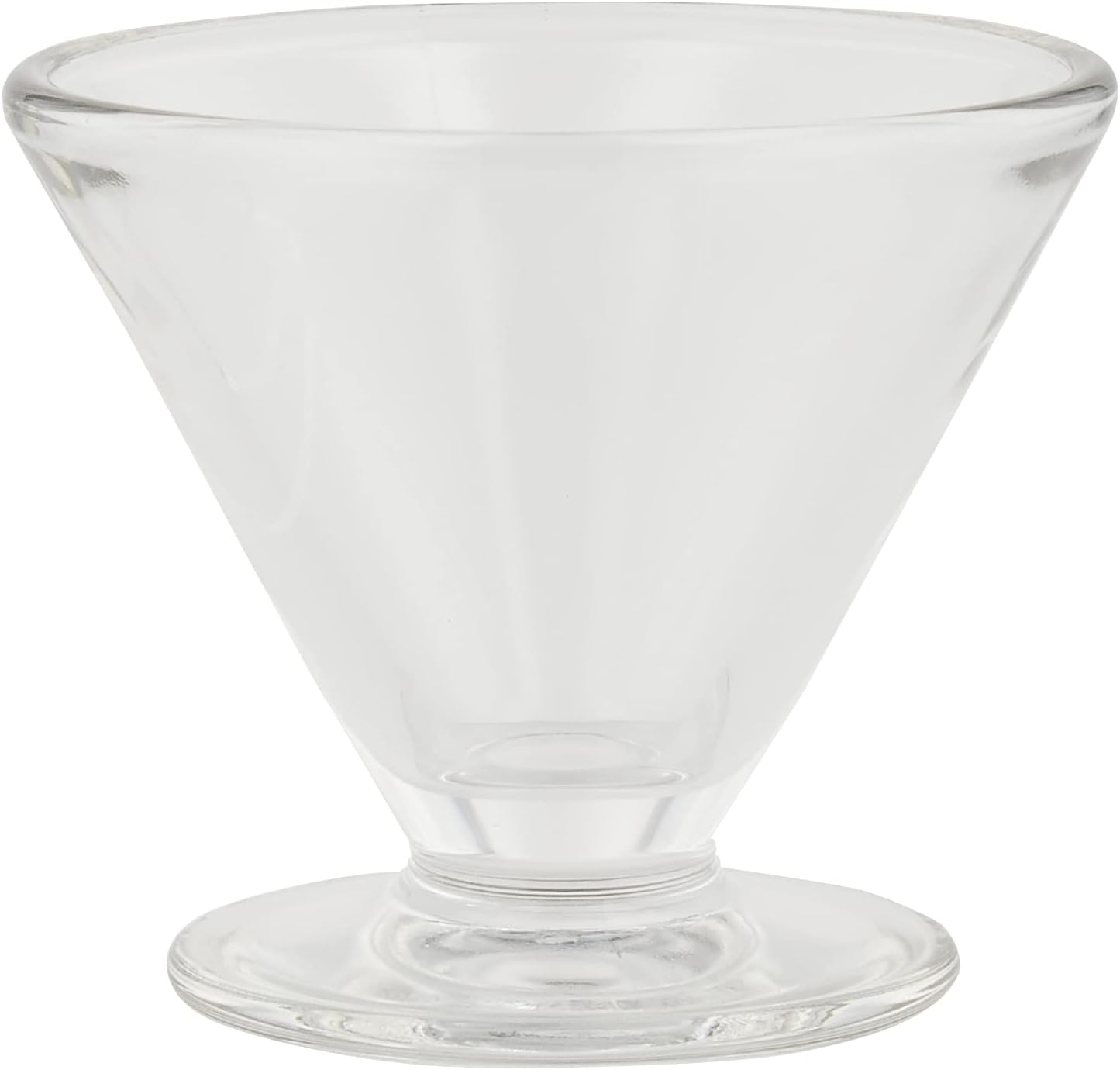 ADERIA H3639 La Rochelle 6179 Dessert Glass, 5.3 fl oz (150 ml), Set of 6, Parfait, Sunday Containers, Cups, Glasses, Stylish, Ice Cream, Foot, Coffee Shop, Tableware, Commercial Use, Daily Use,