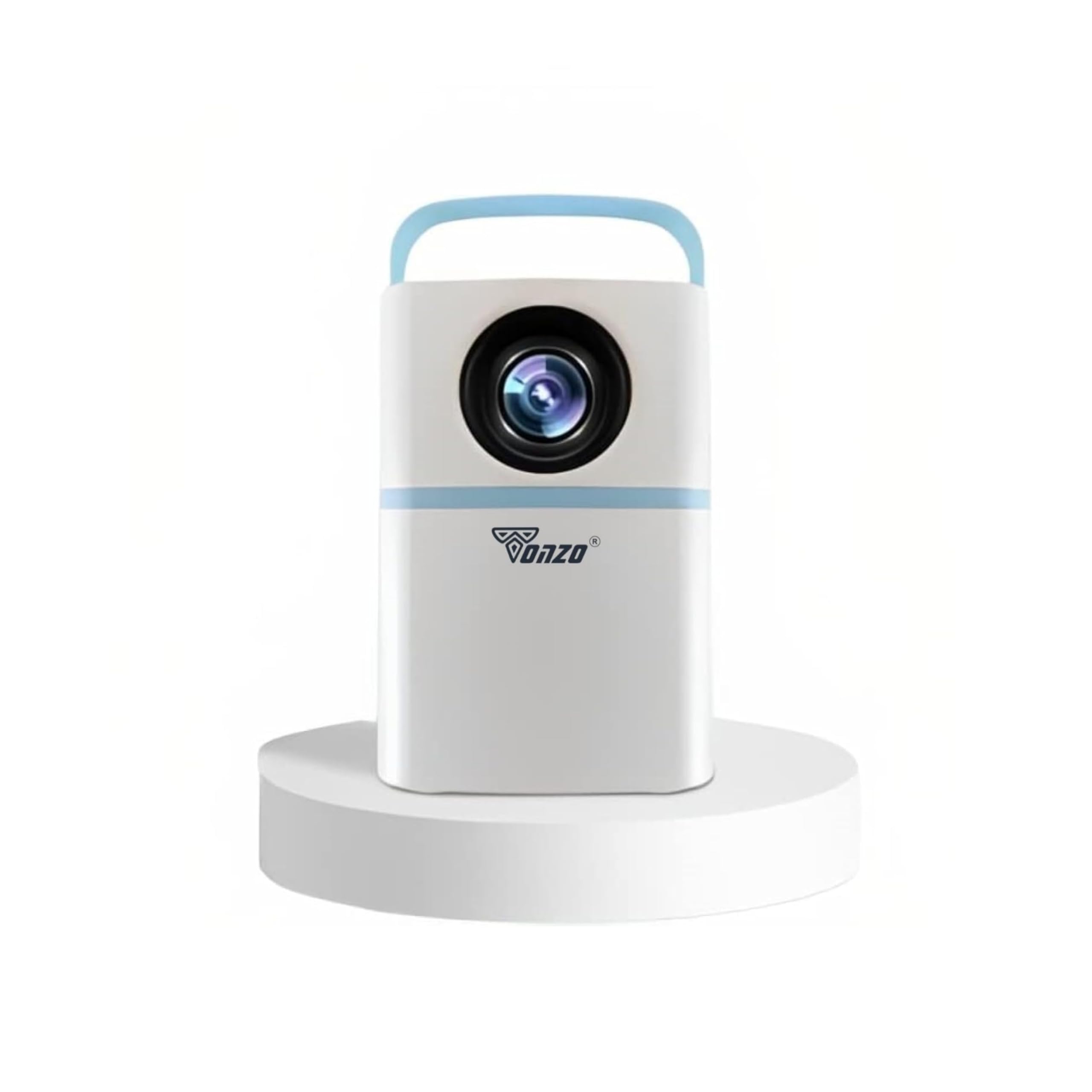 Tonzo M2 Mini Projector | 5000 Lumens | 720P Native, 1080P Support | Miracast | HDMI, USB, AV, AUX | Portable Home Cinema Projector (Blue)-image-12