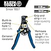 Klein Tools 11063W Wire Cutter/Stripper, Heavy Duty Automatic Tool for 8-20 AWG Solid and 10-22 AWG Stranded Electrical Wire