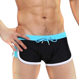 Jeylly Men's Swimming Shorts, Sexy Sport Brief Surfing Swimwear Shorts Summer Swimming Boxer Trunks