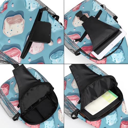 Mochila tipo Sling unisex en poliéster 7.9x3.5x14.2 in miniatura 5