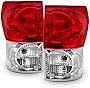 AKKON - For [Factory Style] 2007-2009 Toyota Tundra Red Clear Tail Brake light lamp Assembly