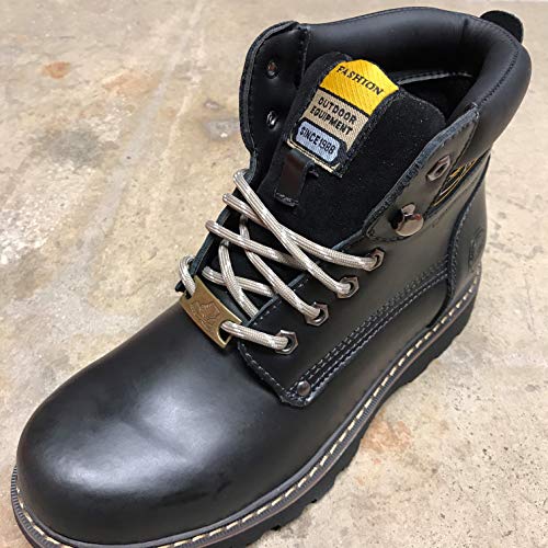 Image of 3 Pairs Heavy Duty Round Boot Laces Shoelaces for Hiking Walking Construction Safety Work Boots Shoes