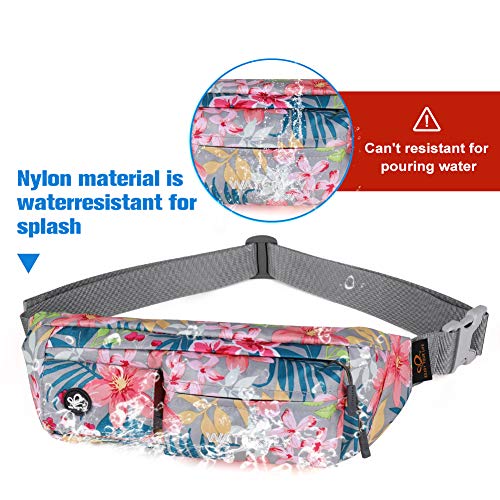 image for Waterfly Fanny Pack Slim Soft Polyester Water Resistant Waist Bag for 