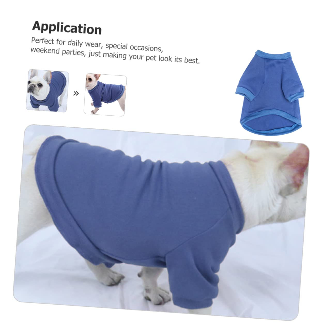 Kisangel 5pièces Vêtement pour Chiens Polaire Épais Sweatshirt Chaleureux pour Chiots Pull Adorable pour Animaux De Compagnie Confort Et Style pour Intérieur Et Extérieur Foncé
