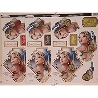 Art Deco Decoupage Cardmaking Kit With Forever Code FB3517