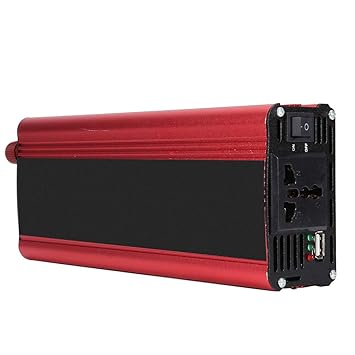 Car 4000W Inverter, Lightweight Long Durability High Sensitivity Steady Output Solar Power Inverter Aluminum for Auto