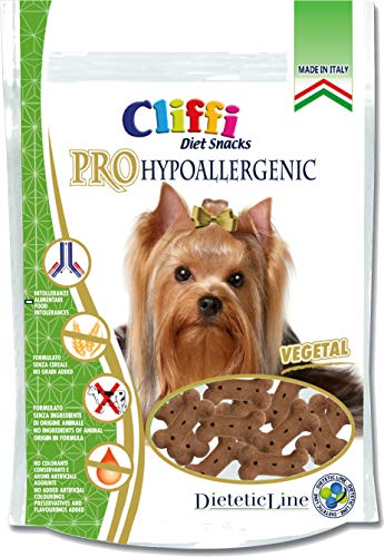 Cliffi Biscotti Vegetali per Cani Cuccioli Snack Ipoallergenici 100g