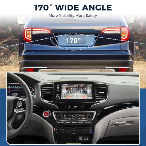 Image of Rear View Backup Reverse Camera Parking Fit for Honda Pilot 2019-2020 | Parking Back Up Assist Camera Replace#39530-TG7-A121,39530TG7A121M1