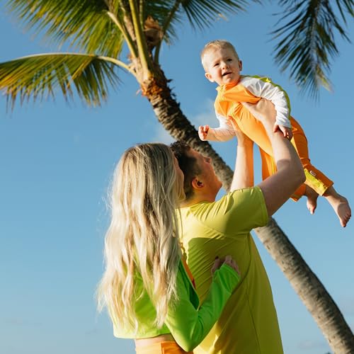 Image of SwimZip UPF50+ Boys Swim Shirt, Long Sleeve One Piece Kids Sunsuit