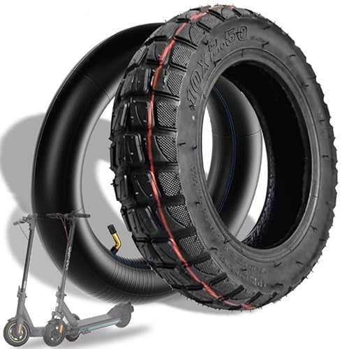 Felixstory 10x2.5 Off-road Tire & Inner Tube Set, for 6 Inch Rim Smart Self Balancing Hoverboard, for Kugoo M4/M4 Pro Gotrax g4 Electric Scooter, fit 36v 48v 400w 500w 800w Hub Motor Hover Board