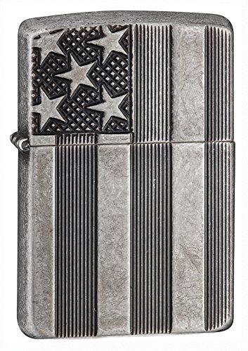 Zippo Classic US Flag Deep Carve Lighter 28974