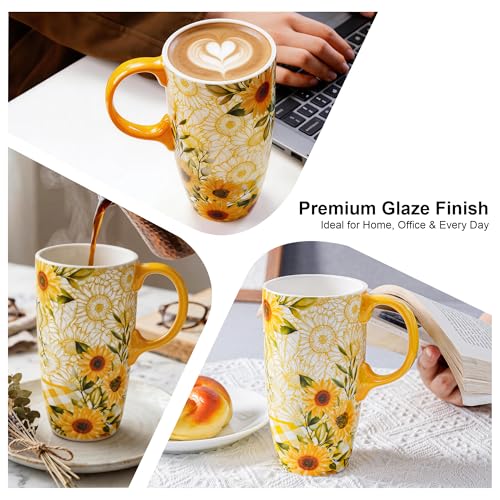 Taza de Cerámica con Tapa y Asa 17oz miniatura 5