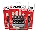 Dynatomy VariGrip Sport (VGSP), Adjustable Resistance, Medium, Heavy Finger, Hand Exerciser, Grip Strengthener, Extra-Wide Base, Padded fingertips, Callus Builder