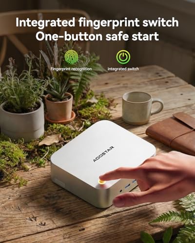 Image of AOOSTAR MACO AMD R7 6850H Mini PC (8C /16T 4.70Ghz) with LPDDR5 6400Mhz 24GB RAM Without SSD /OS,3 *M.2 Slots; Dual 2.5G LAN; LAN Dual USB4; Supports Quad-Screen Display