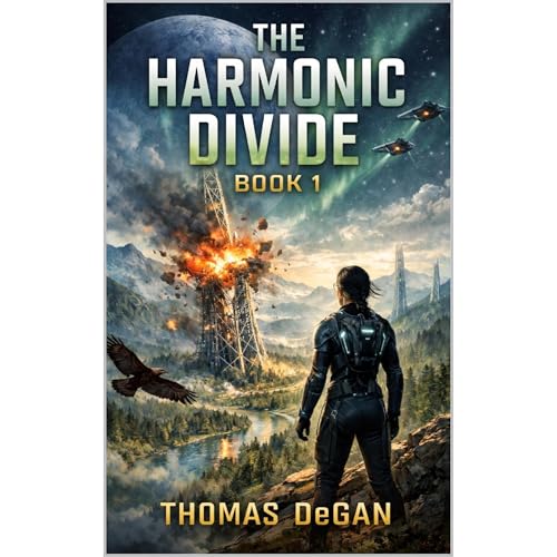 The Harmonic Divide Audiolibro Por Thomas DeGan arte de portada