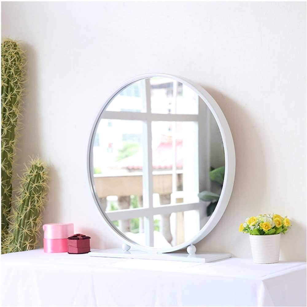 Miroir de maquillage rond de 3 à 70 cm pour table de chambre et meuble de salle de bain