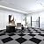 CISSLOR Self Adhesive Carpet Floor Peel Tile Square 30 Pcs 11" x 11" Peel and Stick Carpet Floor Tiles Home Furnishings Floor Easy Install DIY