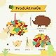 iDattel Herbst Bastelset für Kinder,9 Stück Herbst Kranz Bastelset Igel Fuchs,Kreativsets Und Bastelbedarf für Jungen Mädchen Festliche Geschenk Halloween Weihnachten Erntedankfest, Hängend