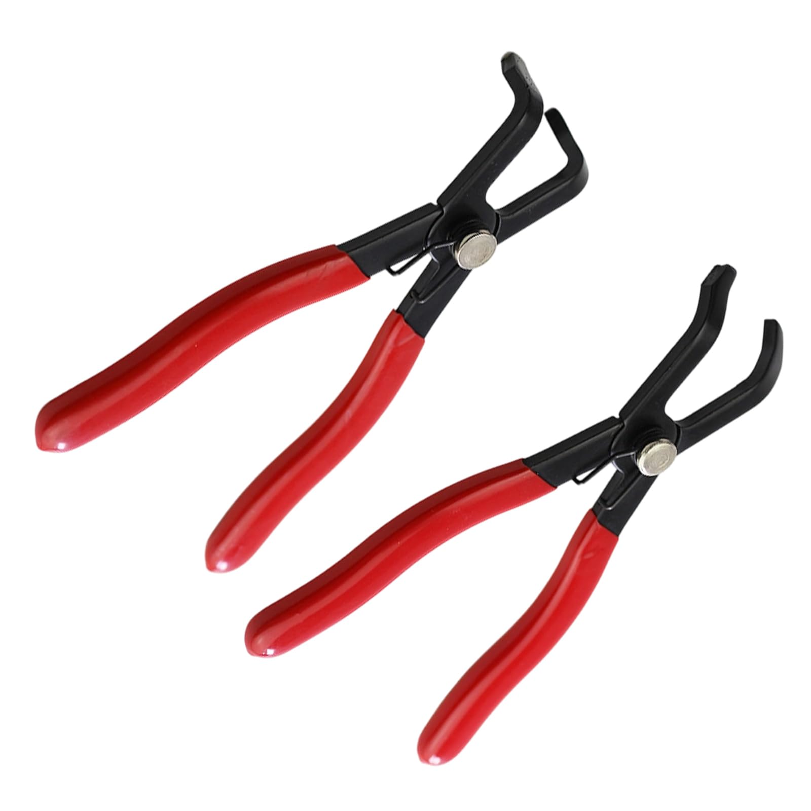 Kaeltsyn Red Pin Pliers Set Rivet Removal 30 And 80 Degree For Auto Interior Repair With Ergonomic Nonslip Grip Auto Trim Panel Clip Removal