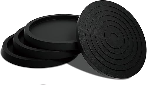 Almohadillas de goma antideslizantes para muebles, paquete de 4 unidades de 2.5 pulgadas