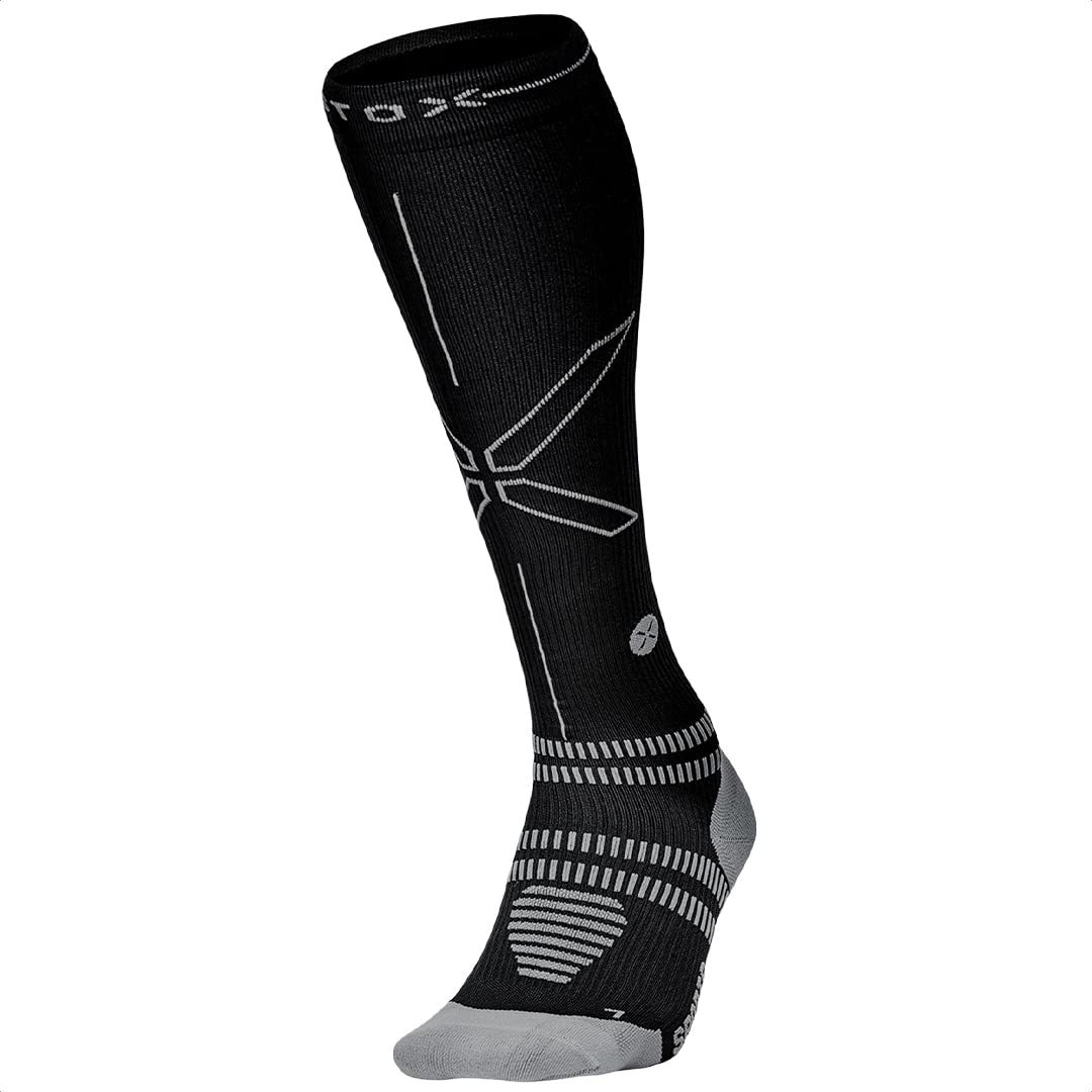 STOX Energy SocksSports Socks for Men - Premium Compression Socks - Prevent Injuries & Muscle Pain - Faster Recovery - Less Tired Legs - Extra Comfort - Padded Heel