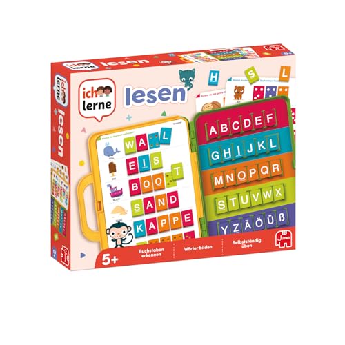 Jumbo Spiele - Ich lerne Lesen - Lernspiele ab 5 Jahren - für 1 Spieler - Vorschule Kindergarten