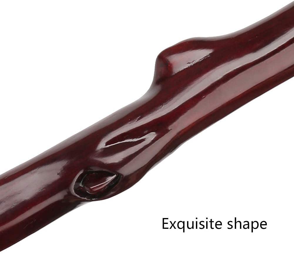 Bastone da Passeggio in Legno, Bastone Solido, stampella in Legno, Bastone in Legno massello Intagliato Antiscivolo per Passeggiate all'aperto per Anziani Innovate